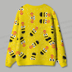 Happy Bee Ugly Cardigan Sweater