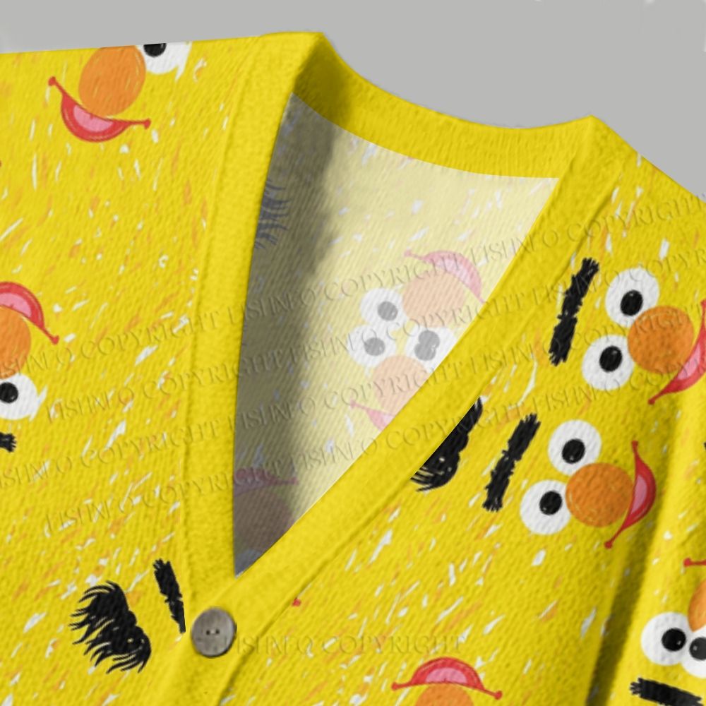 Happy Bee Ugly Cardigan Sweater