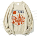 Unisex Tokyo Sushi Experience Printed Sweatshirt