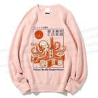Unisex Tokyo Sushi Experience Printed Sweatshirt