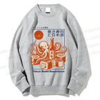 Unisex Tokyo Sushi Experience Printed Sweatshirt