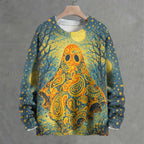 Ghost Spirit Crew Neck Sweater