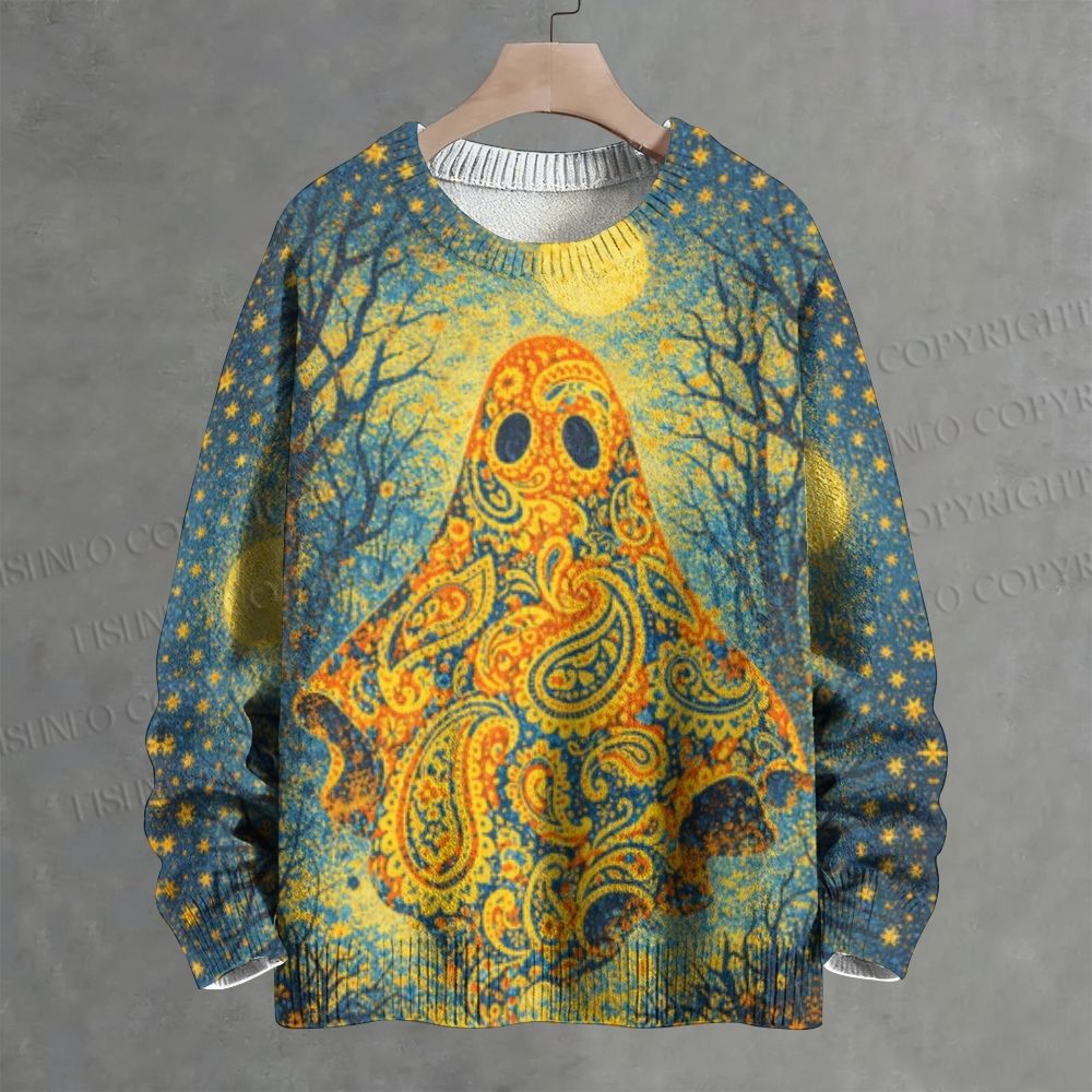Ghost Spirit Crew Neck Sweater
