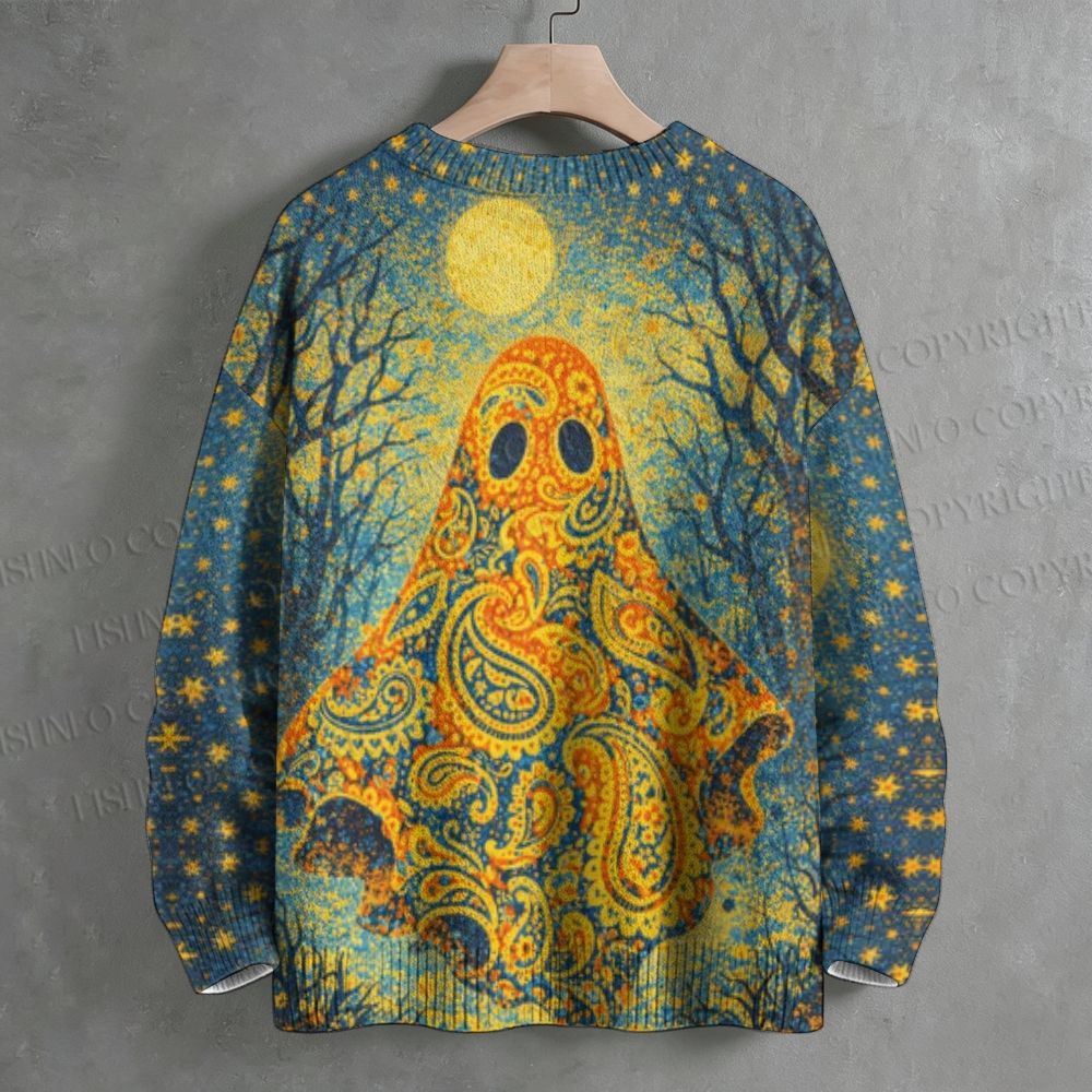 Ghost Spirit Crew Neck Sweater