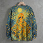 Ghost Spirit Crew Neck Sweater