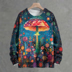 Magic Mushroom Crew Neck Sweater