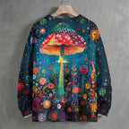 Magic Mushroom Crew Neck Sweater