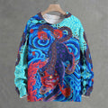 Dragon Wave Crew Neck Sweater