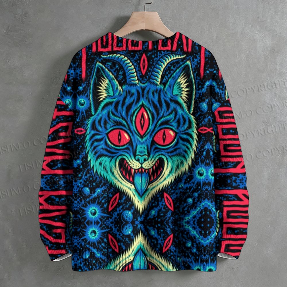 Wolf Spirit Crew Neck Sweater