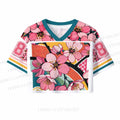 Japanese Wave Sakura Crop Sport Jersey Shirts