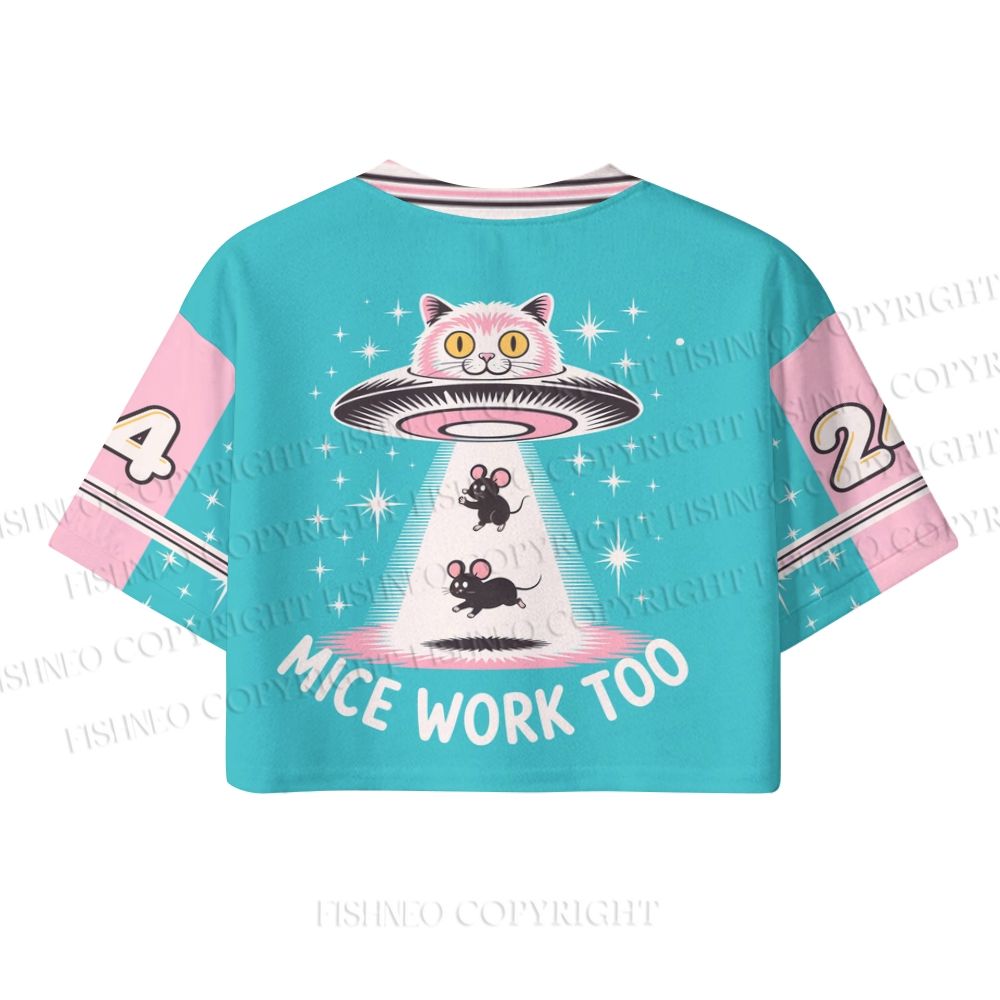 We Want The Cats Crop Sport Jersey Shirts