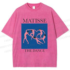 Unisex Henri Matisse The Dance Printed Washed Tee