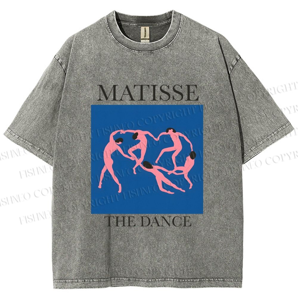 Unisex Henri Matisse The Dance Printed Washed Tee