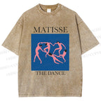 Unisex Henri Matisse The Dance Printed Washed Tee