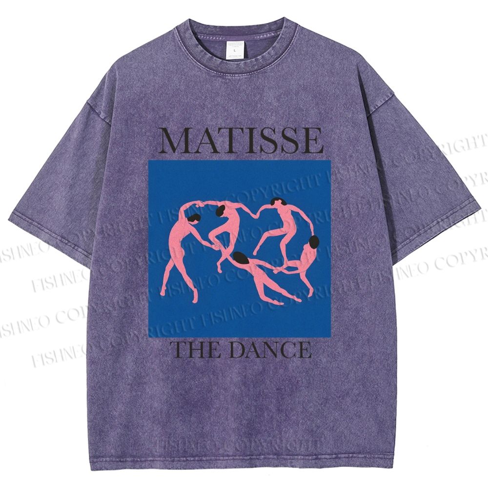 Unisex Henri Matisse The Dance Printed Washed Tee