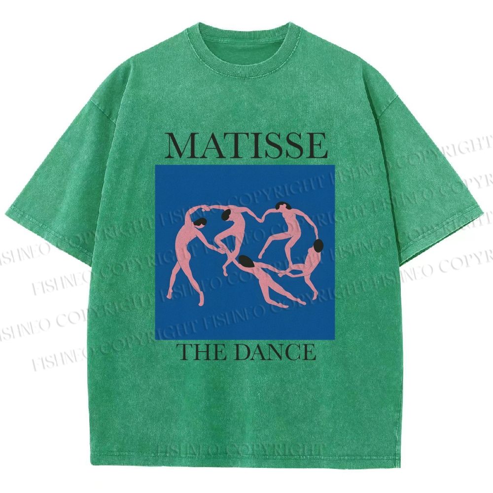 Unisex Henri Matisse The Dance Printed Washed Tee