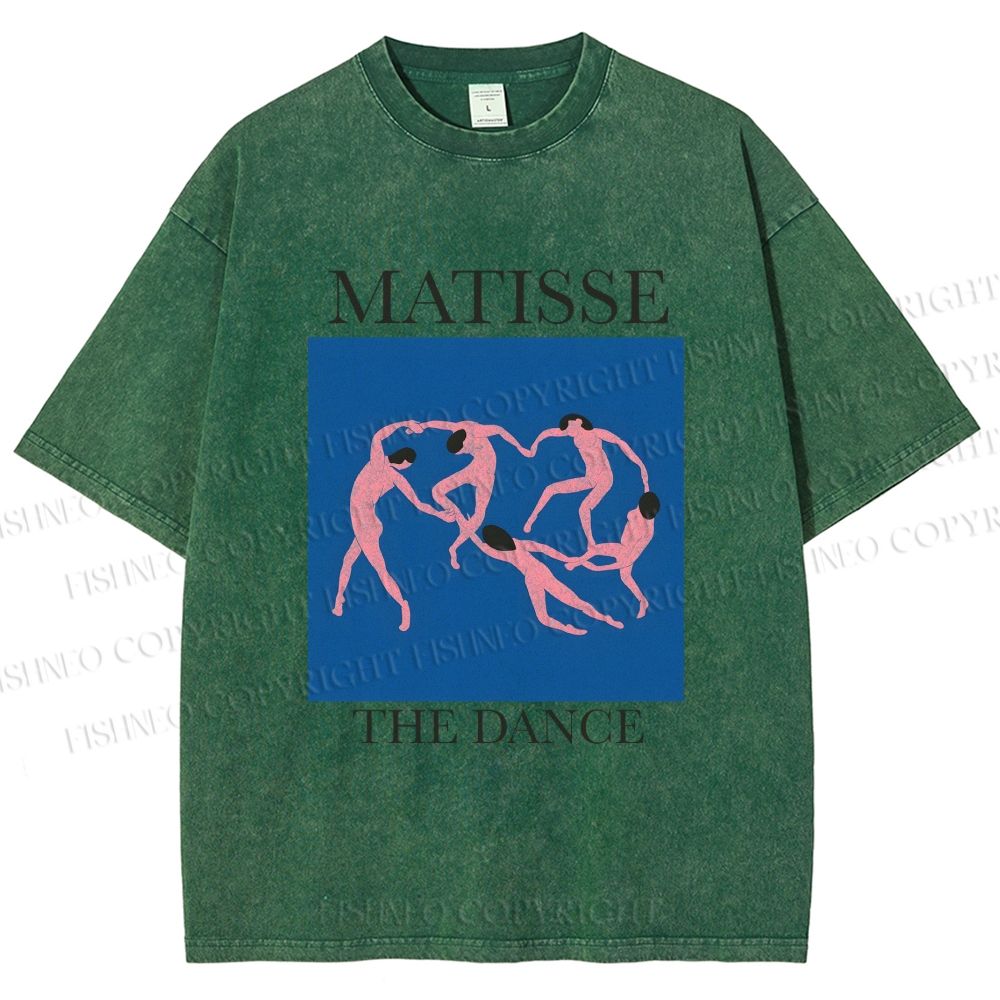 Unisex Henri Matisse The Dance Printed Washed Tee