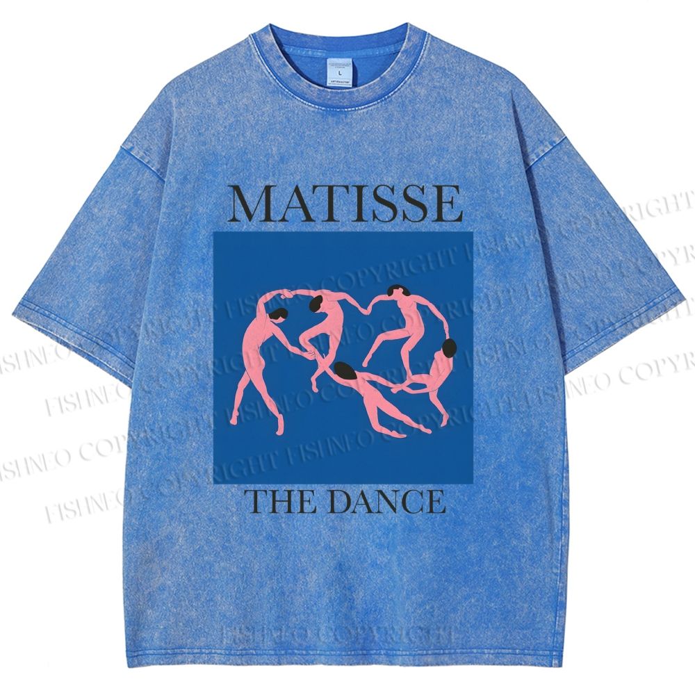 Unisex Henri Matisse The Dance Printed Washed Tee