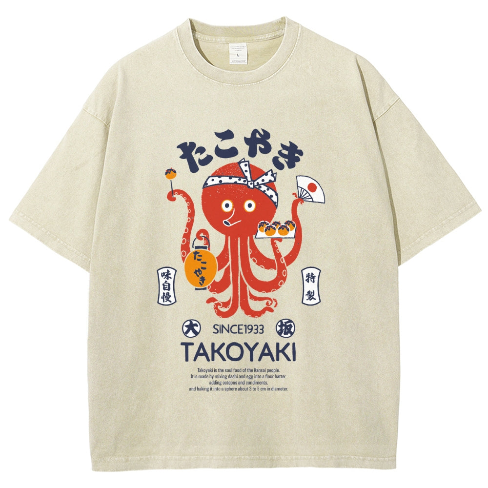 Kansai Takoyaki Vintage Washed T-shirt