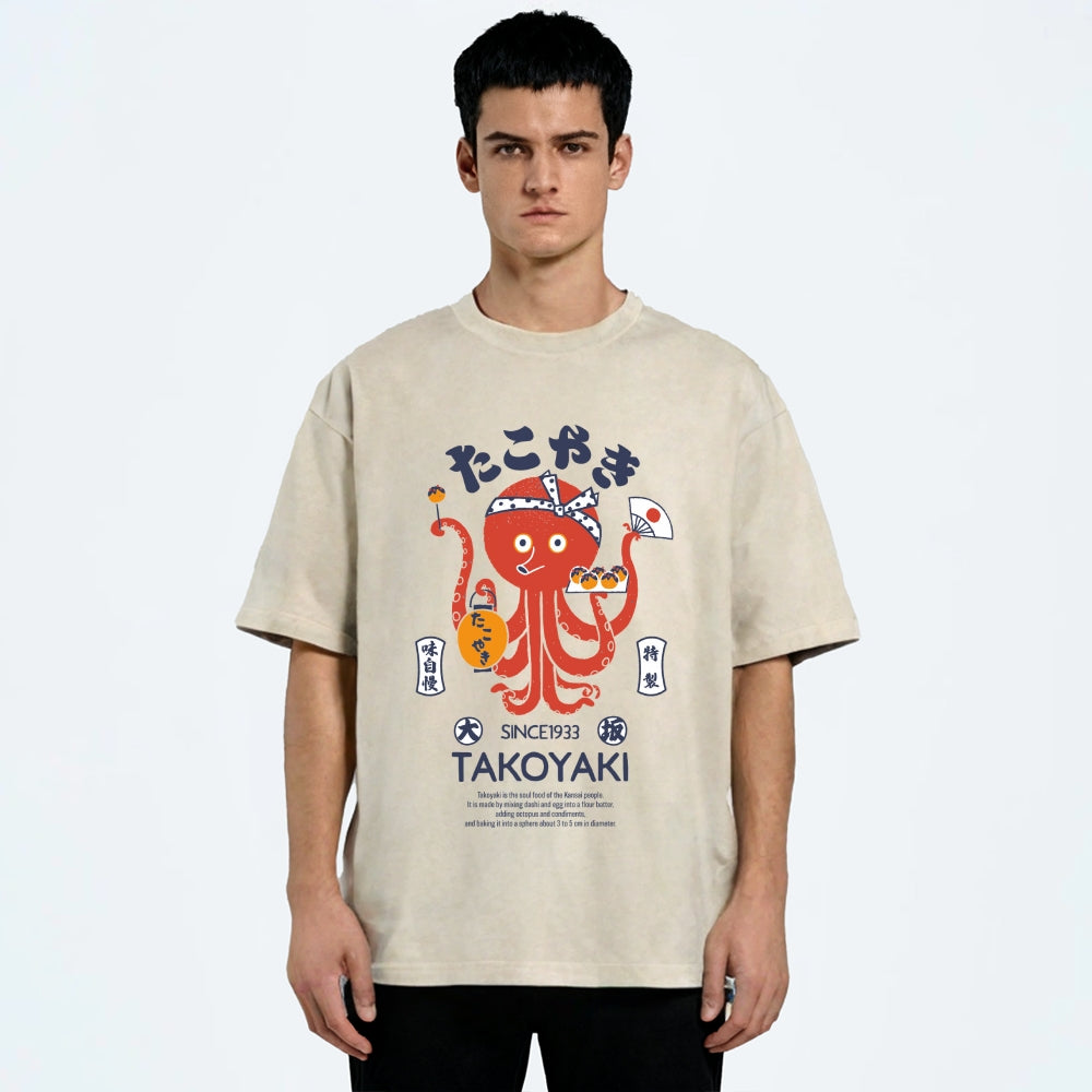 Kansai Takoyaki Vintage Washed T-shirt