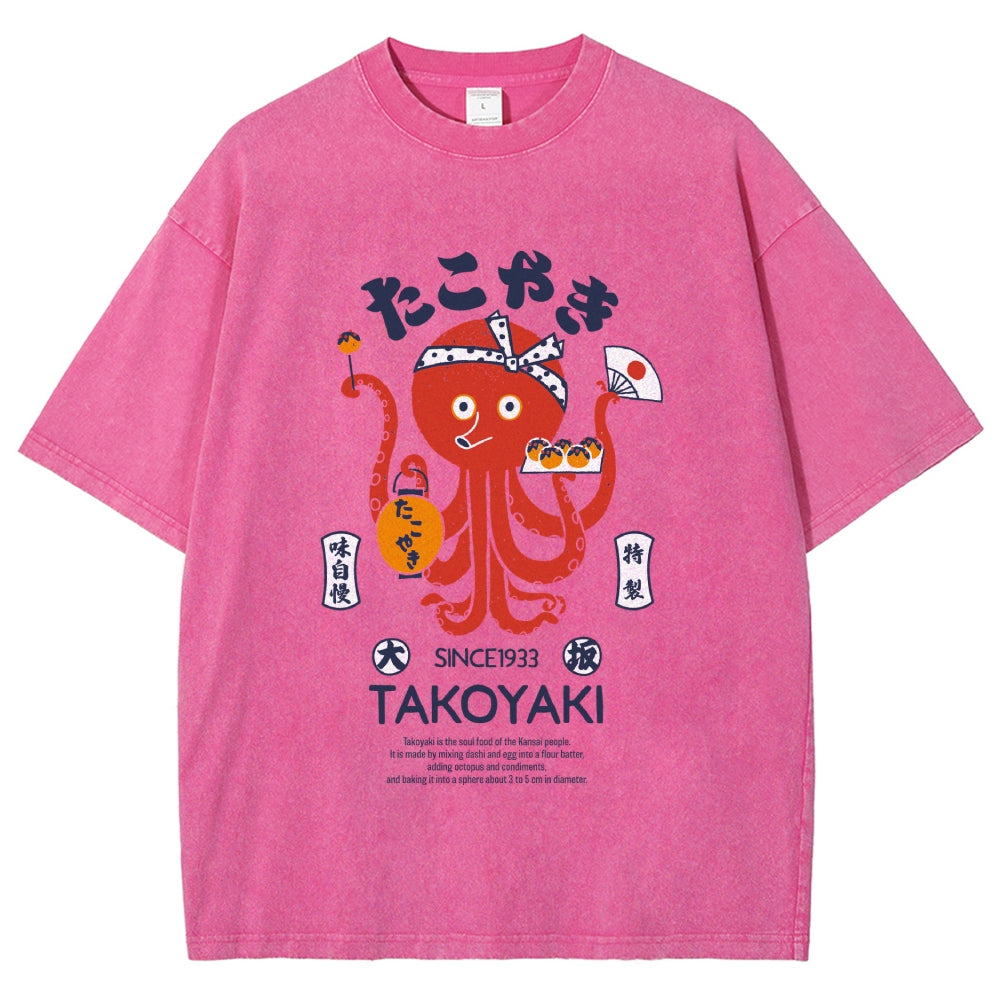 Kansai Takoyaki Vintage Washed T-shirt