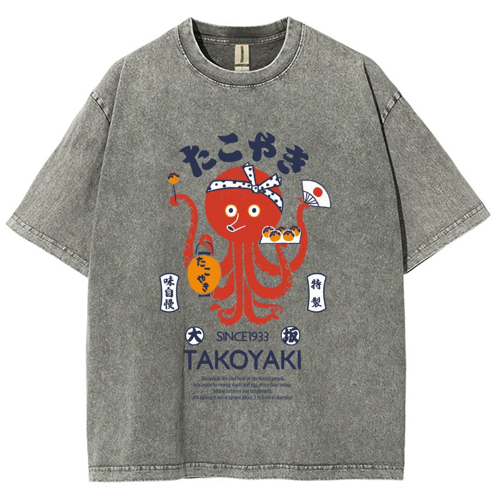 Kansai Takoyaki Vintage Washed T-shirt