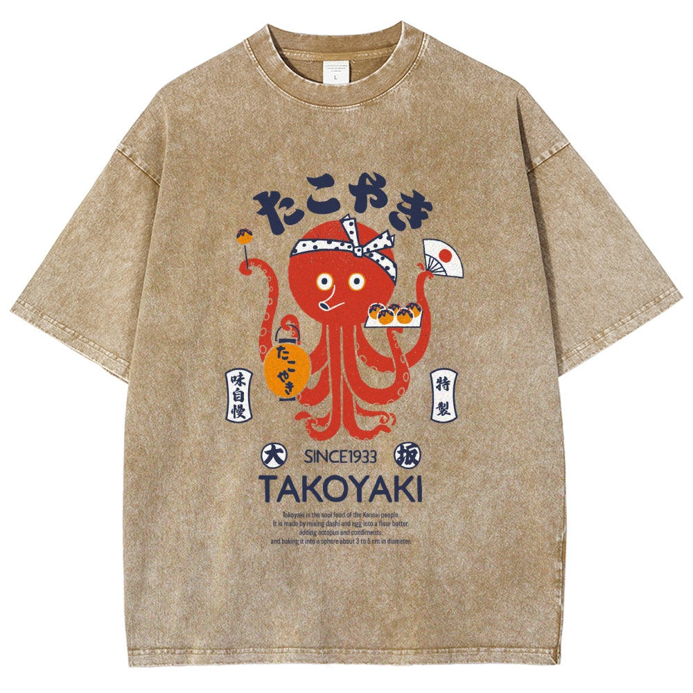 Kansai Takoyaki Vintage Washed T-shirt