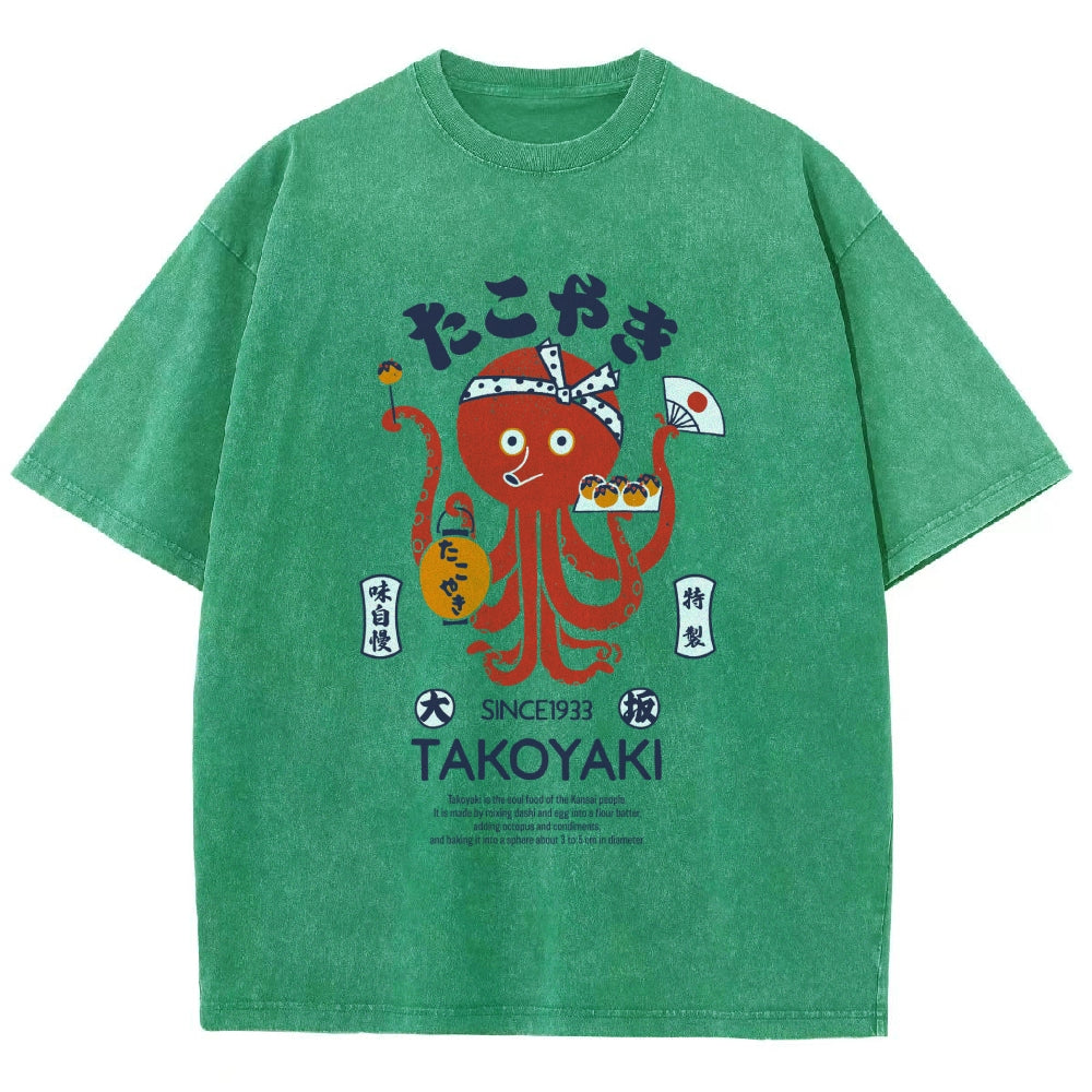 Kansai Takoyaki Vintage Washed T-shirt