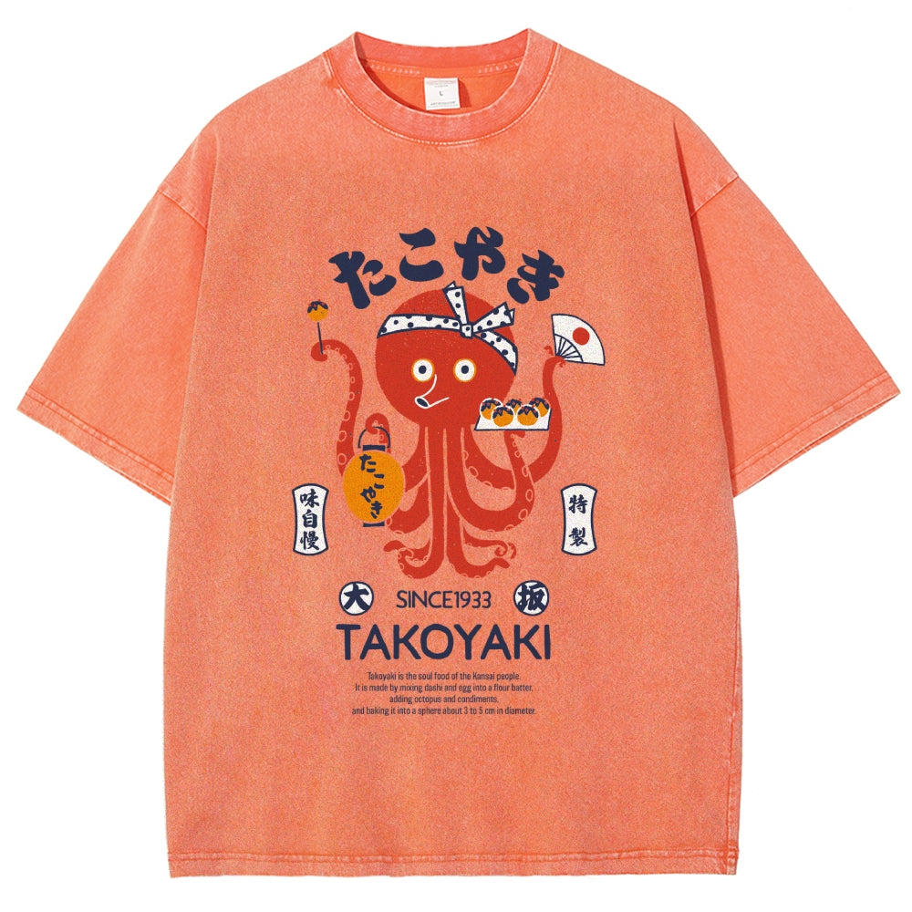 Kansai Takoyaki Vintage Washed T-shirt