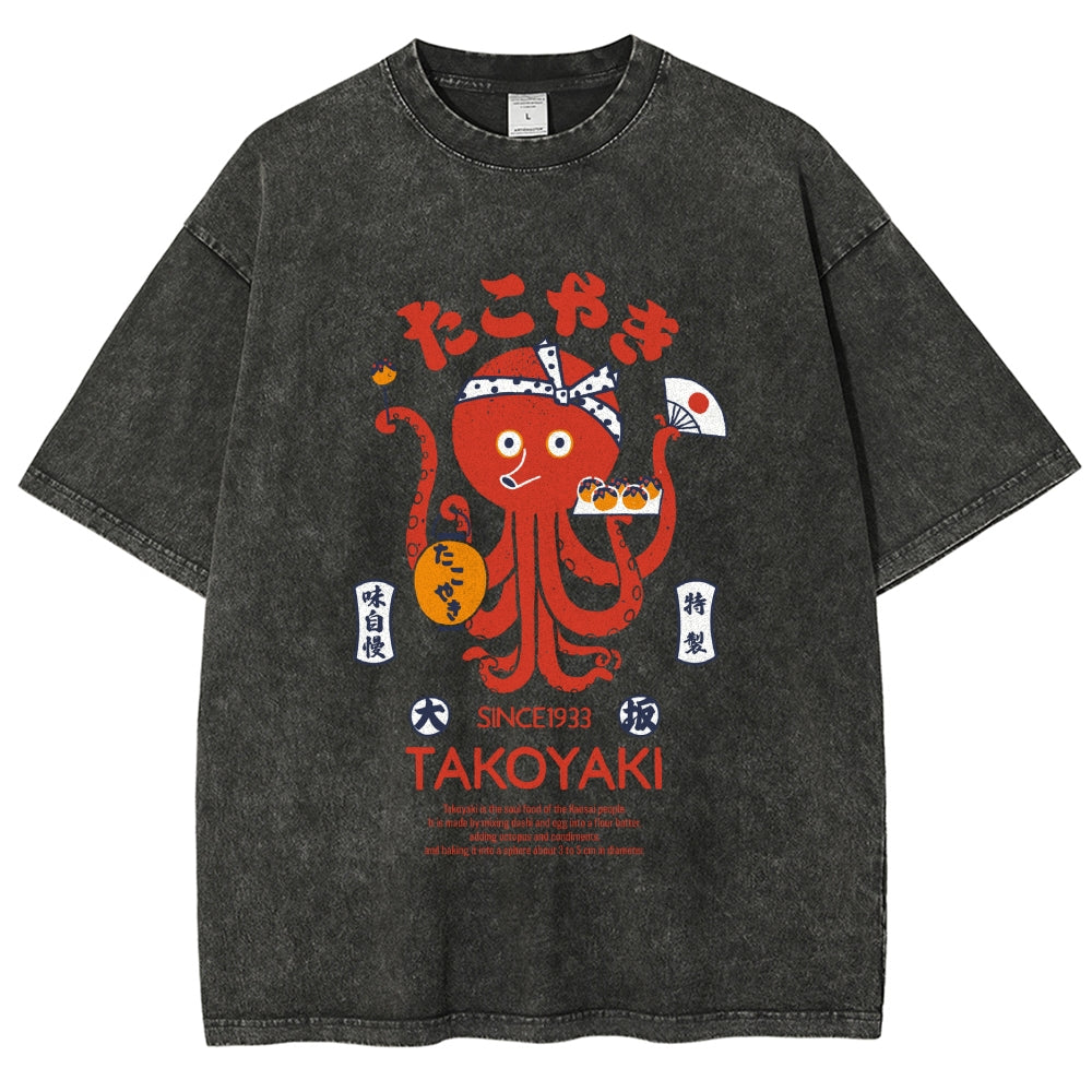 Kansai Takoyaki Vintage Washed T-shirt