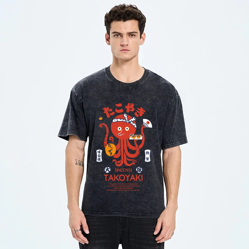 Kansai Takoyaki Vintage Washed T-shirt