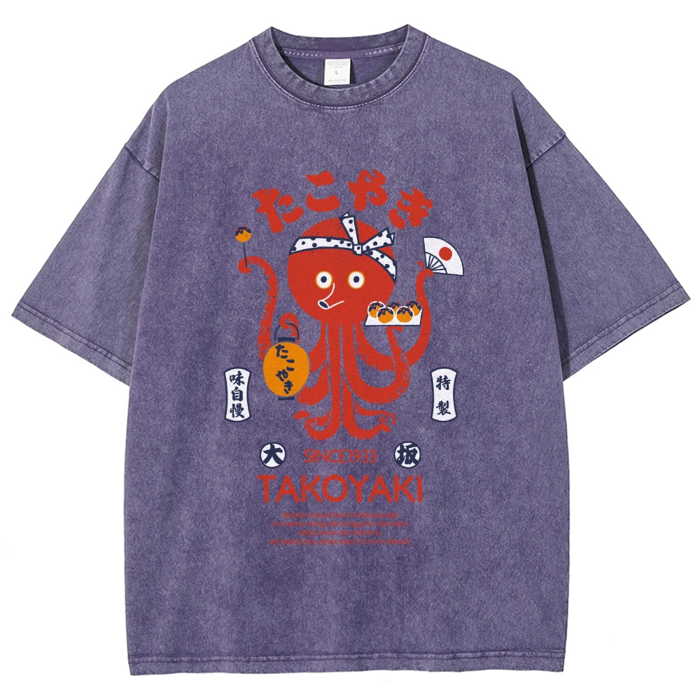 Kansai Takoyaki Vintage Washed T-shirt