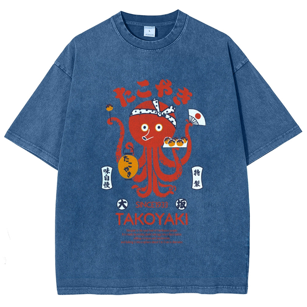 Kansai Takoyaki Vintage Washed T-shirt