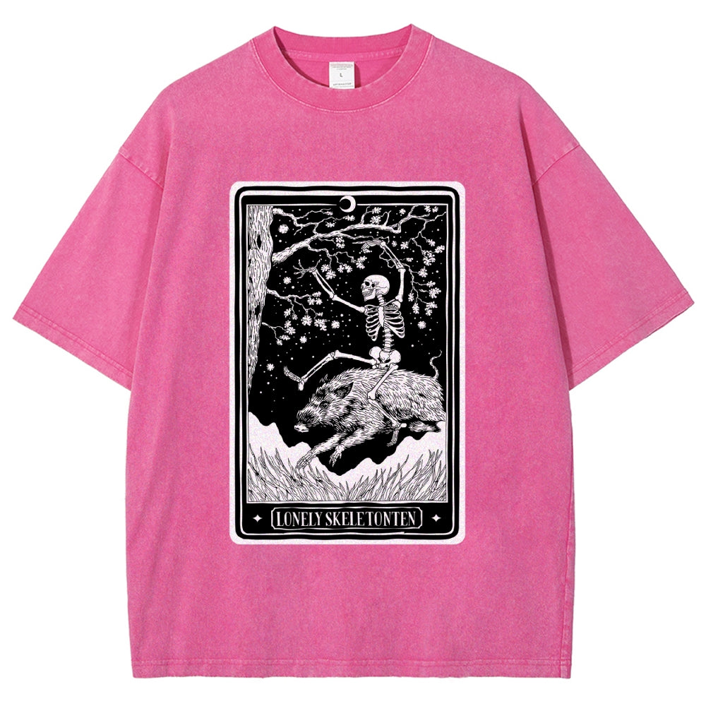 Lovely Skeleton Pal Vintage Washed T-shirt