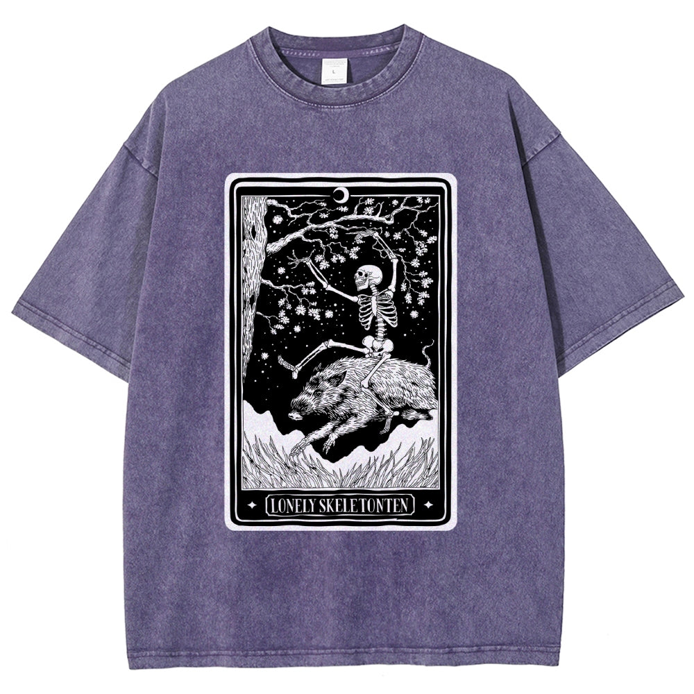 Lovely Skeleton Pal Vintage Washed T-shirt