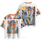 Yayoi Kusama Multicolor Monkey Jersey Shirts