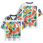 Dachshund in Flowers Jersey Shirts