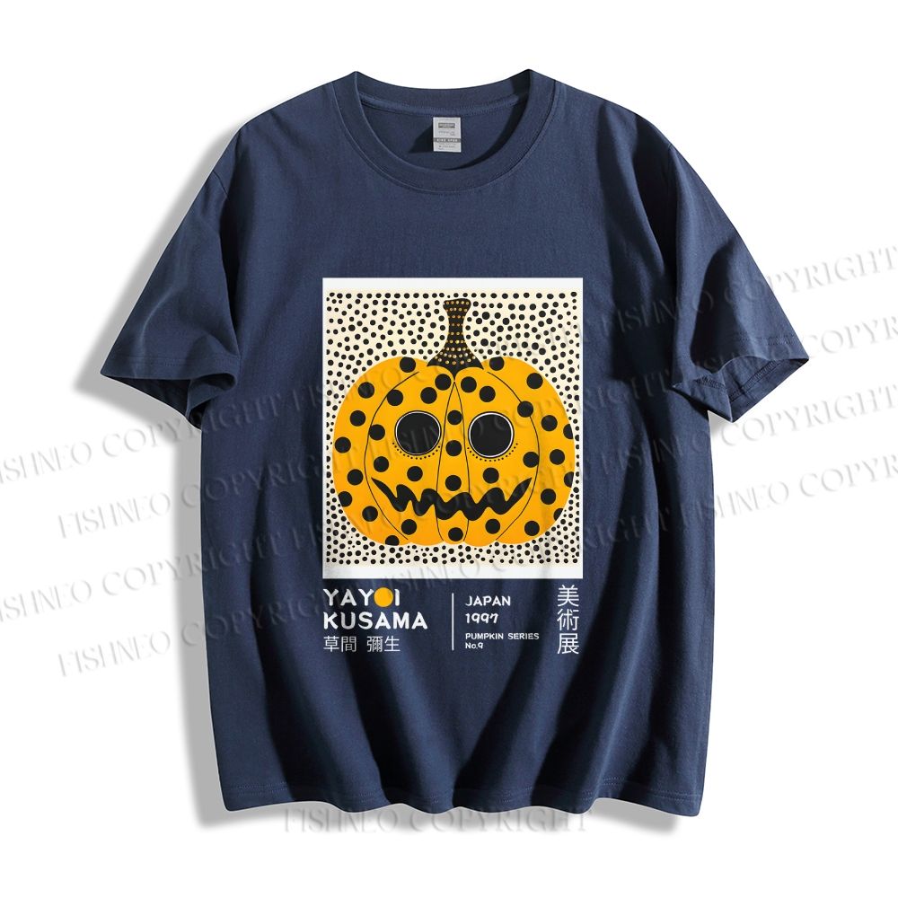 Yayoi Kusama Halloween Pumpkin Short-Sleeve T-Shirt