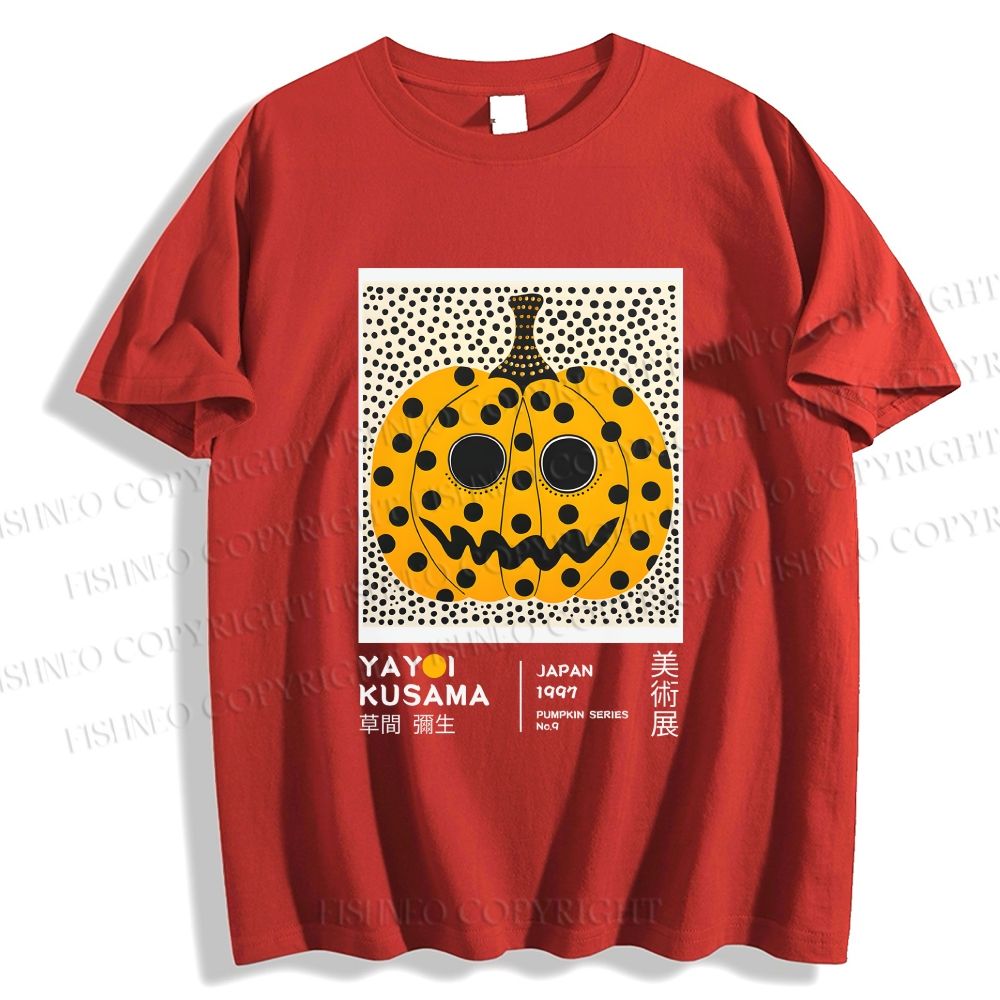 Yayoi Kusama Halloween Pumpkin Short-Sleeve T-Shirt