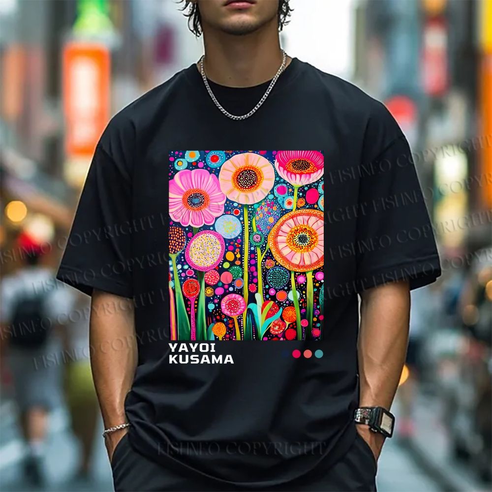 Yayoi Kusama Flower Short-Sleeve T-Shirt