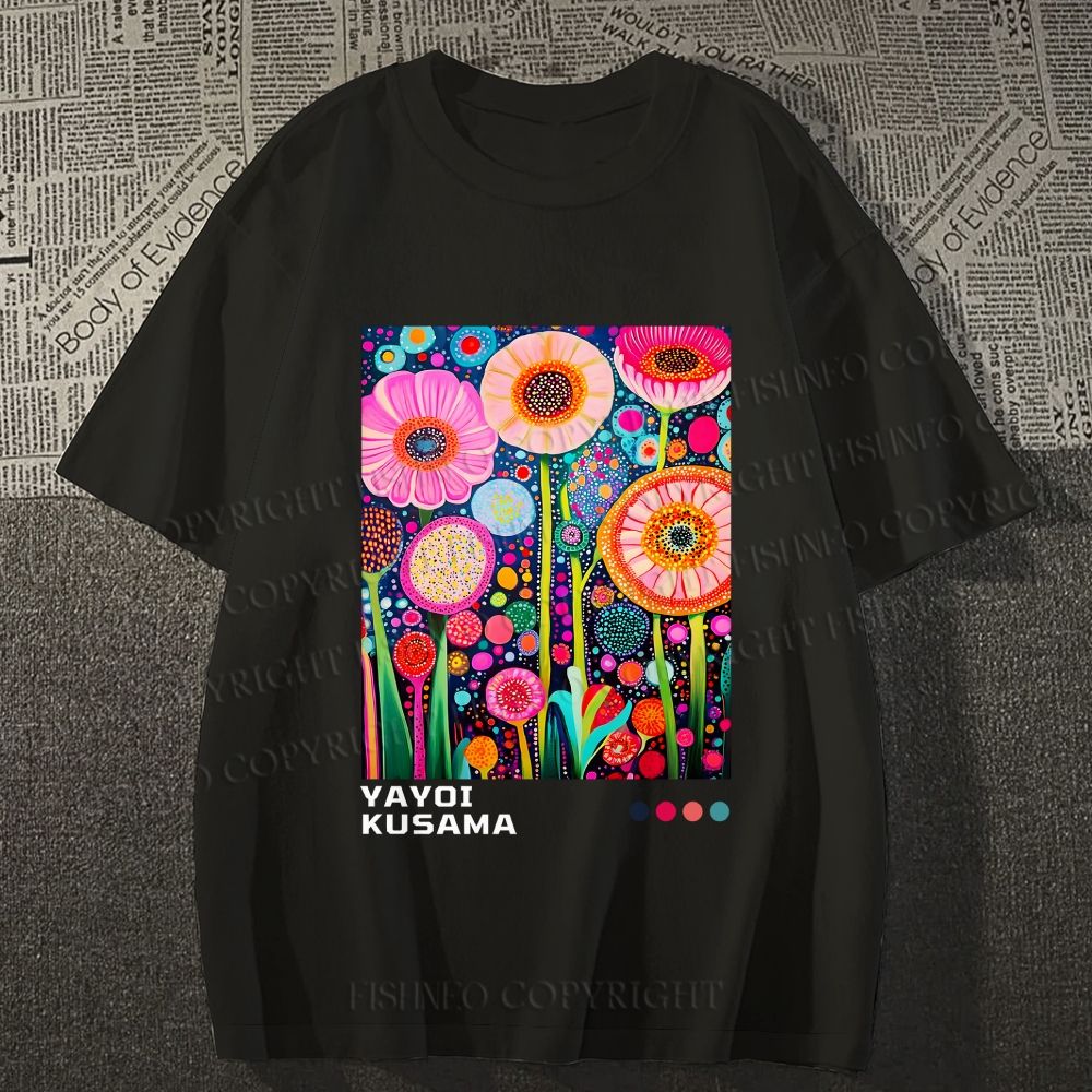 Yayoi Kusama Flower Short-Sleeve T-Shirt