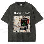 Unisex Jean-Michel Basquiat Glenn Printed Washed Tee