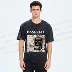 Unisex Jean-Michel Basquiat Glenn Printed Washed Tee
