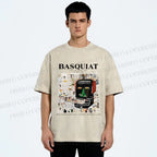 Unisex Jean-Michel Basquiat Glenn Printed Washed Tee