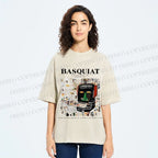 Unisex Jean-Michel Basquiat Glenn Printed Washed Tee