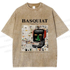 Unisex Jean-Michel Basquiat Glenn Printed Washed Tee