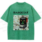 Unisex Jean-Michel Basquiat Glenn Printed Washed Tee