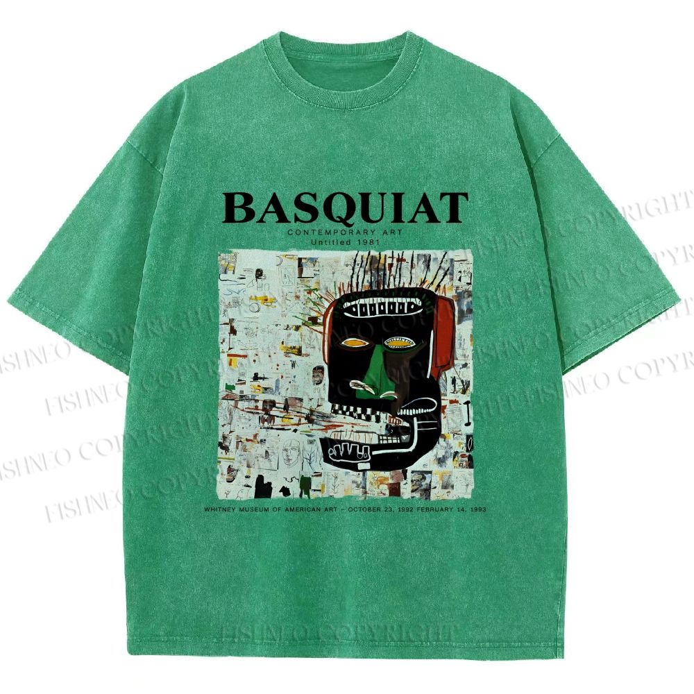 Unisex Jean-Michel Basquiat Glenn Printed Washed Tee