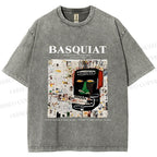 Unisex Jean-Michel Basquiat Glenn Printed Washed Tee