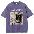 Unisex Jean-Michel Basquiat Glenn Printed Washed Tee